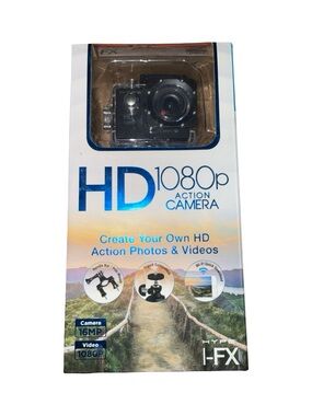 HD 1080p Action Camera‎ - Black
